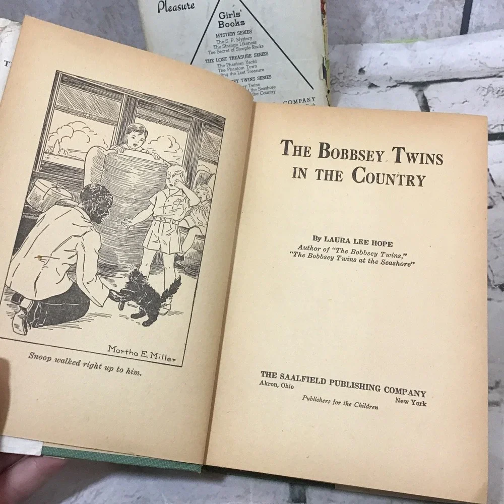 1940s‎ The Bobbsey Twins Hardcovers Lot Of 2 In The Country Laura Lee Hope